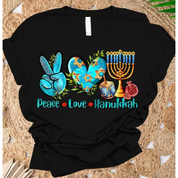 Other - Retro Hanukkah Chanukah Tshirt Peace Love Hannukah Gift